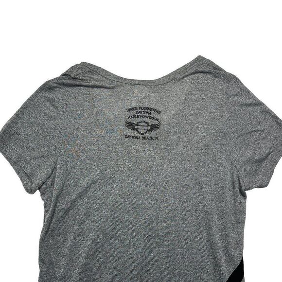 Harley‎ Davidson Women's Bruce Rossmeyer's Daytona Beach, FL Embroidered Shirt - Picture 6 of 11